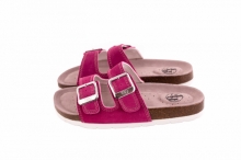 Dámské pantofle v růžové barvě