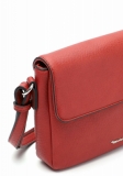 Dámská Crossbody kabelka s kovovým logem značky Tamaris v červené barvě