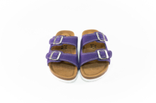 Dámské pantofle v tmavě fialové barvě